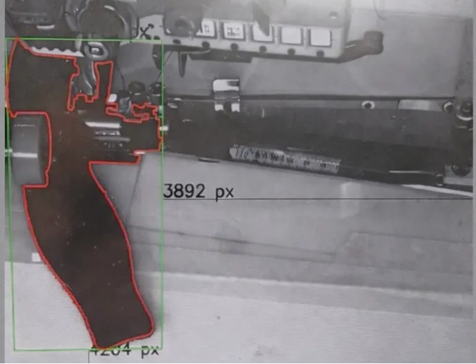 Technical process image showing DBV setup