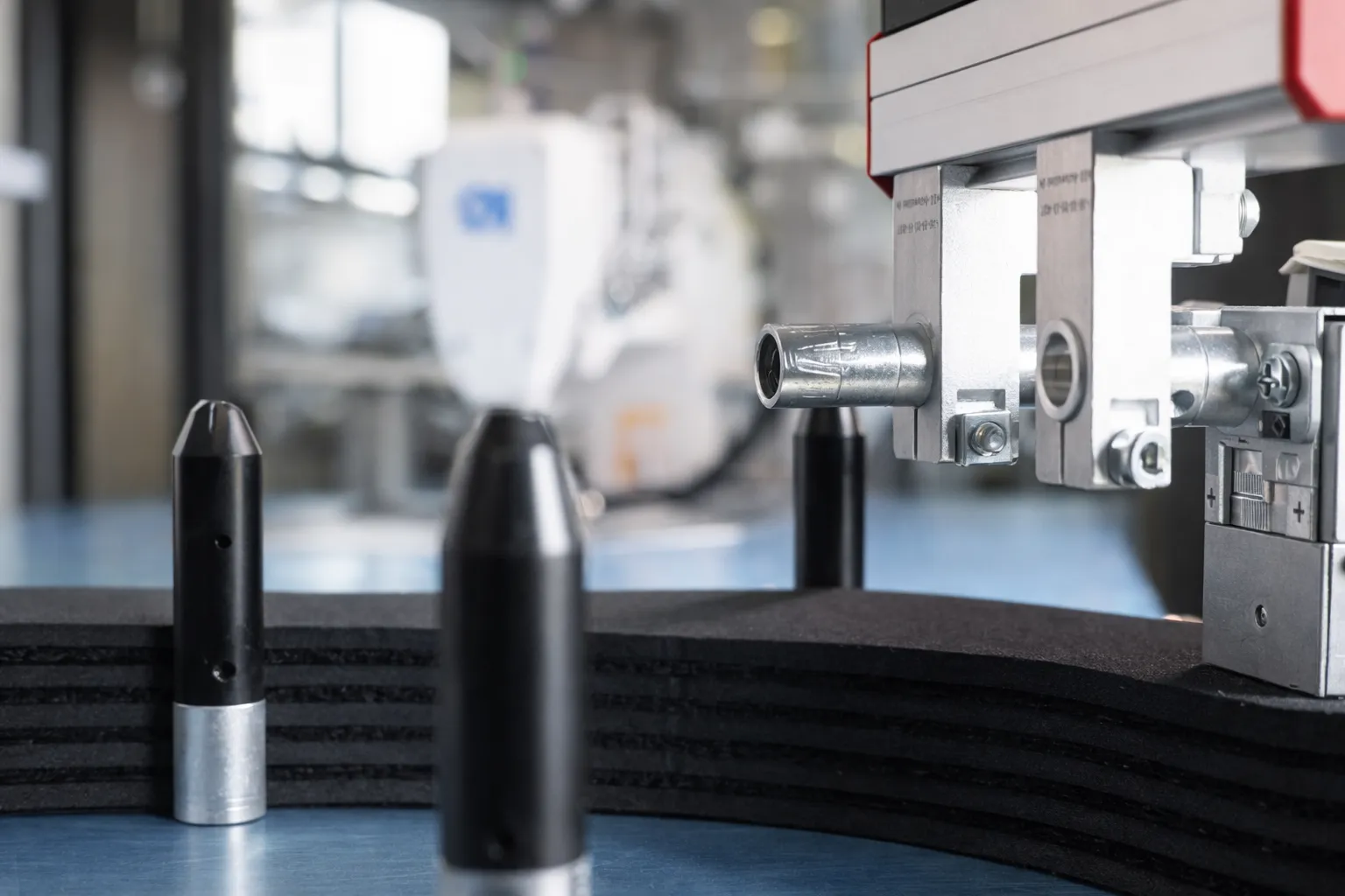 Unloading of a textile buffer